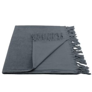 Hamamtuch Frottee anthrazit mit Fransen ca. 90x180 cm 7722 (2).jpg
