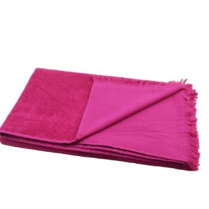 Hamamtuch Frottee pink mit geraden Fransen ca. 90x180 cm 7714 (2).jpg