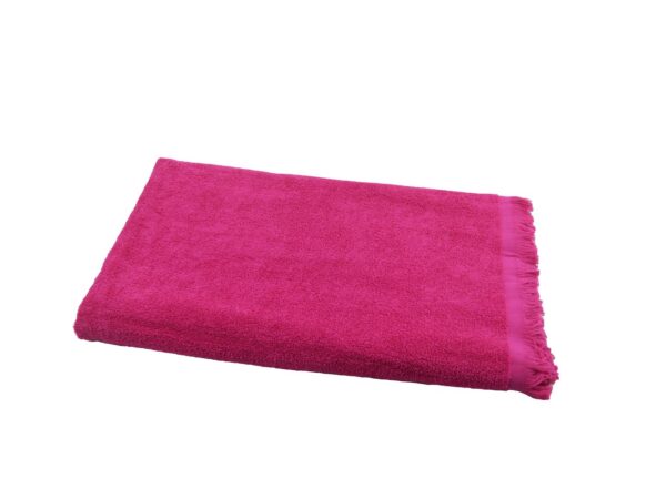 Hamamtuch Frottee pink mit geraden Fransen ca. 90x180 cm 7714.jpg