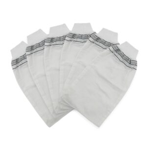Peeling Handschuh Kese Kelebek 12 Stk. dünn, schwarzer Rand, elastischer Bund 5509L-12.jpg