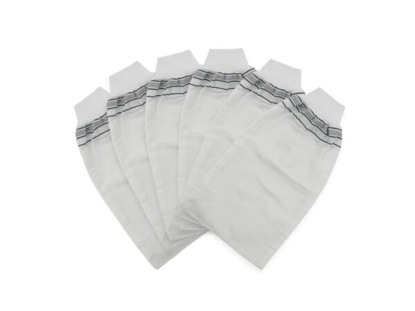 Peeling Handschuh Kese Kelebek 12 Stk- d-nn- schwarzer Rand- elastischer Bund 5509L-12-jpg Peeling Handschuh Kese Kelebek 12 Stk. dünn, schwarzer Rand, elastischer Bund 5509L-12.jpg