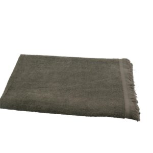 Hamamtuch Frottee braun mit geraden Fransen 90x180 cm 7708.jpg