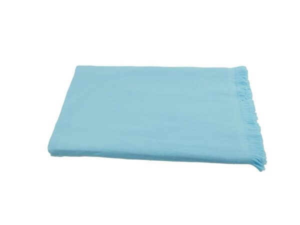 Hamamtuch Frottee türkis mit geraden Fransen 90x180 cm 7713.jpg