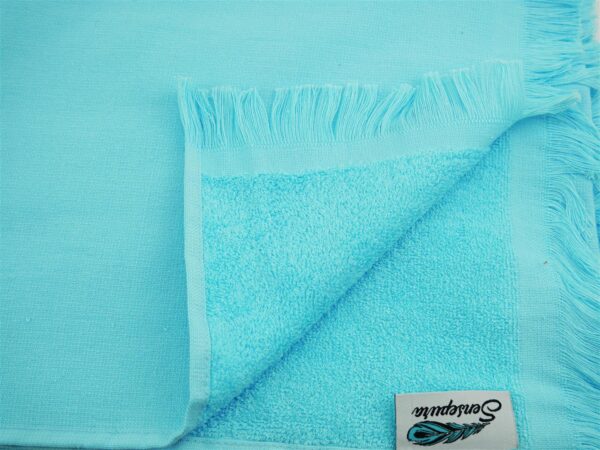 Hamamtuch Frottee türkis mit geraden Fransen 90x180 cm 7713 (2).jpg