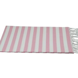 Hamamtuch rosa weiß Strandtuch 100x180 cm Lara 501574 (4).jpg
