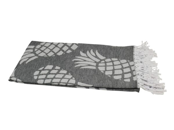 Hamamtuch Baumwolle schwarz 100x175 cm Pineapple 501363-jpg Hamamtuch Baumwolle schwarz 100x175 cm Pineapple 501363.jpg