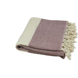 Hamamtuch bordeaux naturbeige Zickzack 100758 (2).jpg