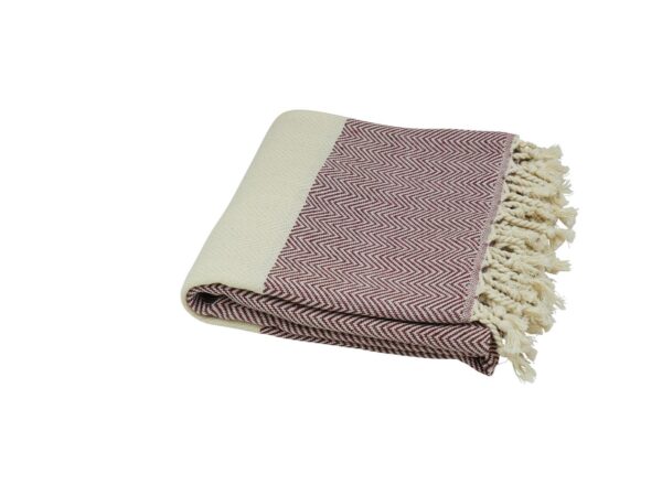 Hamamtuch bordeaux naturbeige Zickzack 100758 (2).jpg