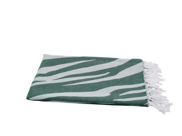Hamamtuch Baumwolle tannengrün Tiger 501139.jpg