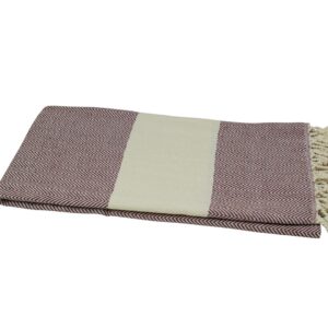 Hamamtuch bordeaux naturbeige Zickzack 100758.jpg