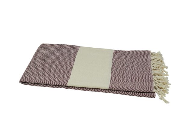 Hamamtuch bordeaux naturbeige Zickzack 100758.jpg