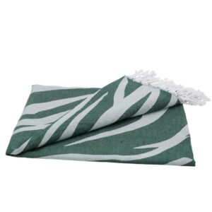 Hamamtuch Baumwolle tannengrün Tiger 501139 (2).jpg