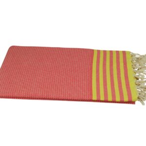Hamamtuch Saunatuch 100x175 cm lachs gelb Tala 501403.jpg