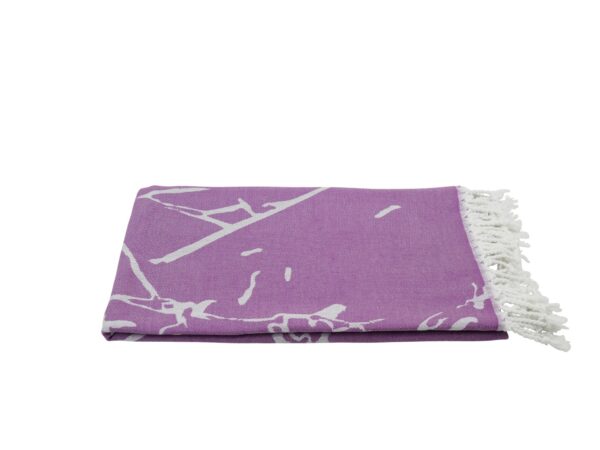 Hamamtuch Strandtuch lila Marmor 501159.jpg