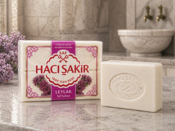 Kernseife »Haci Sakir« Flieder 4x 150 g Hamam Seife 2.png